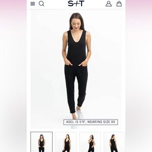 Smash & Tess Saturday Romper - Black